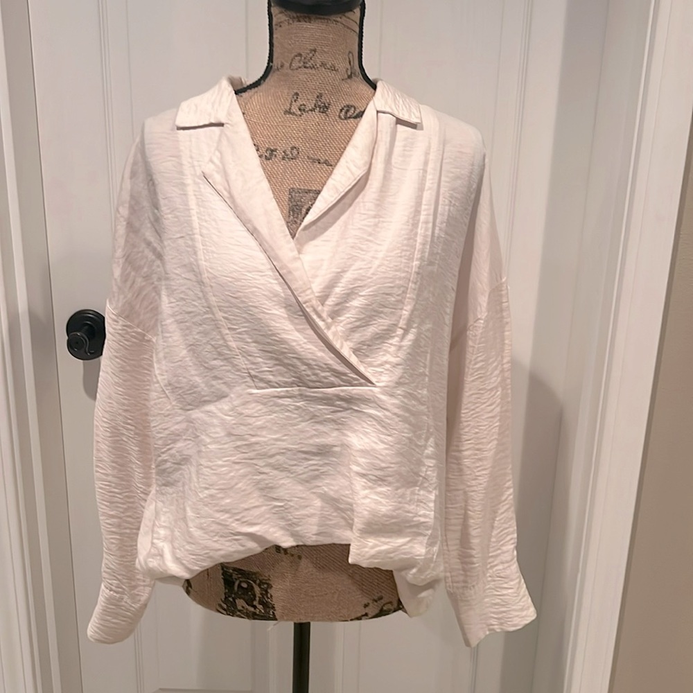 Cream blouse